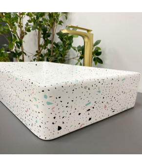 Умывальник (раковина) VBI TRIEST MOSAIC GLOSSY накладной