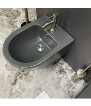 Подвесное биде VBI VULCANO GREY MATT