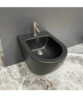 Подвесное биде VBI VULCANO BLACK MATT