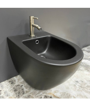 Подвесное биде VBI VULCANO BLACK MATT