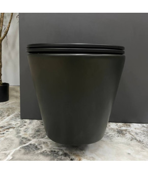 Подвесной унитаз VBI LEVANZO BLACK MATT