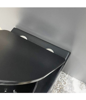 Подвесной унитаз VBI VULCANO BLACK GLOSSY
