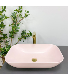 Умывальник (раковина) VBI AVEZZANO PINK MATT накладной