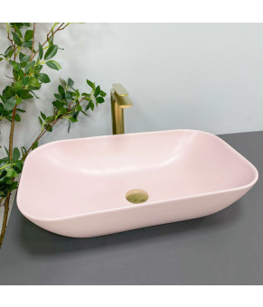 Умывальник (раковина) VBI AVEZZANO PINK MATT накладной