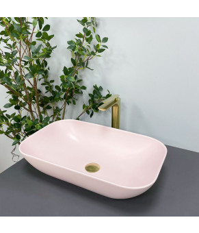 Умывальник (раковина) VBI AVEZZANO PINK MATT накладной