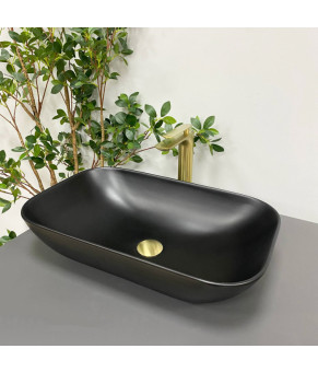 Умывальник (раковина) VBI AVEZZANO BLACK MATT накладной