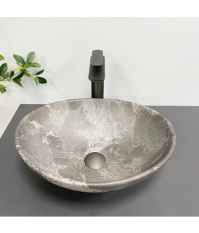 Умывальник (раковина) VBI PARMA DARK GREY STONE MATT накладной