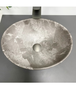 Умывальник (раковина) VBI PARMA DARK GREY STONE MATT накладной