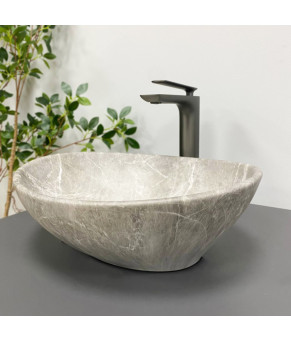 Умывальник (раковина) VBI PARMA BEIGE STONE MATT накладной