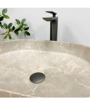 Умывальник (раковина) VBI VERONA 50 BEIGE STONE MATT накладной