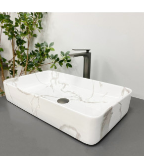 Умывальник (раковина) VBI TRIEST MARBLE накладной