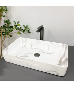 Умывальник (раковина) VBI TRIEST MARBLE накладной