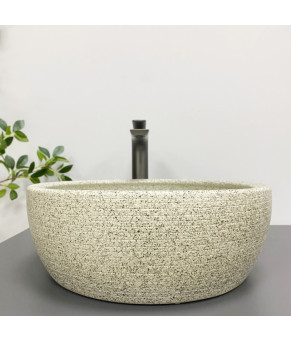 Умывальник (раковина) VBI CORRIDONIA BEIGE STONE MATT накладной
