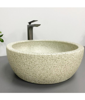 Умывальник (раковина) VBI CORRIDONIA BEIGE STONE MATT накладной