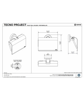 Держатель туалетной бумаги TECNOPROJECT 166282