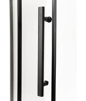 Душова кабіна AquaStream Ethos 120 All Blacks лівостороння (18 782 L)