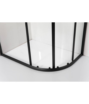 Душова кабіна AquaStream Ethos 120 All Blacks лівостороння (18 782 L)