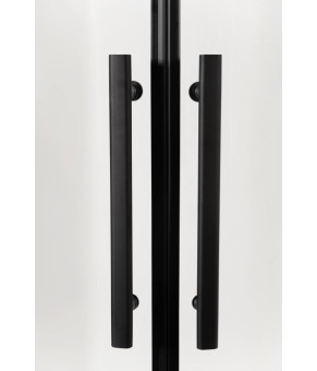 Душова кабіна AquaStream Ethos 120 All Blacks лівостороння (18 782 L)