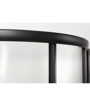 Душова кабіна AquaStream Ethos 120 All Blacks лівостороння (18 782 L)