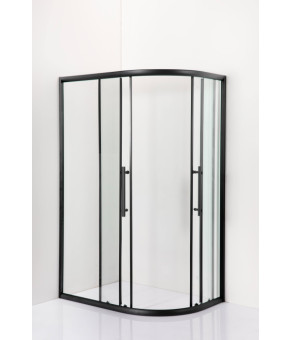Душова кабіна AquaStream Ethos 120 All Blacks лівостороння (18 782 L)