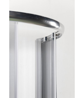 Душова кабіна AquaStream Ethos 120 сіра лівостороння (18 780 L)