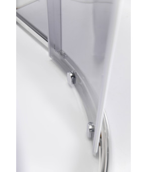 Душова кабіна AquaStream Ethos 120 сіра лівостороння (18 780 L)