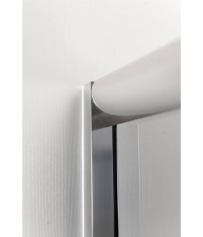 Душова кабіна AquaStream Ethos 120 сіра лівостороння (18 780 L)