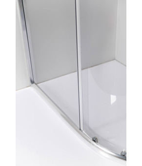 Душова кабіна AquaStream Ethos 120 сіра лівостороння (18 780 L)