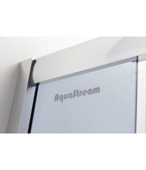 Душова кабіна AquaStream Ethos 100S Swing розпашна сіра (18 764)