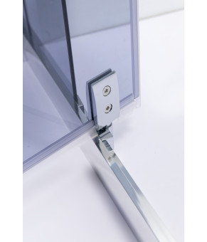 Душова кабіна AquaStream Ethos 100S Swing розпашна сіра (18 764)
