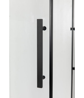 Душова кабіна AquaStream Ethos 100S Swing розпашна All Blacks 18 766
