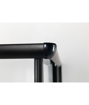 Душова кабіна AquaStream Ethos 100S Swing розпашна All Blacks 18 766