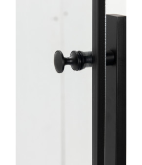 Душова кабіна AquaStream Ethos 100S Swing розпашна All Blacks 18 766