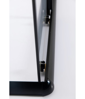 Душова кабіна AquaStream Ethos 100S Swing розпашна All Blacks 18 766