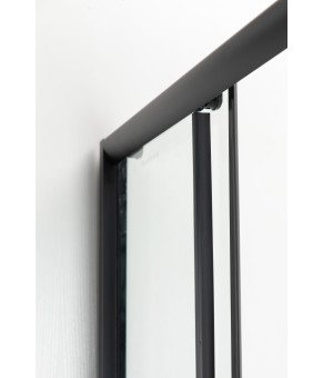 Душова кабіна AquaStream Ethos 100S Swing розпашна All Blacks 18 766