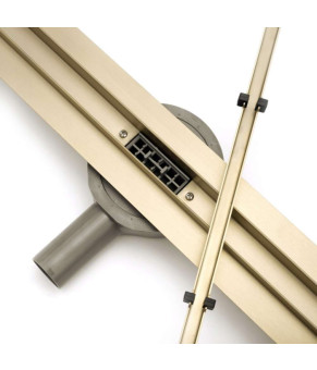 Душевой линейный трап Epelli Slim Gold 90cm (SLMG900)