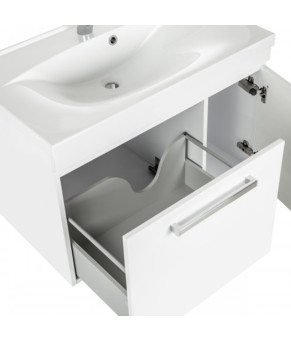 Тумба підвісна NORWAY CATARINA-800 М102080 біла з умивальником