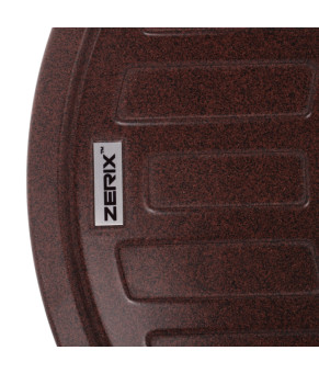 Гранитная кухонная мойка Zerix ZS-6250R-12 Коричневая (ZX4552)