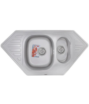 Мийка кухонна Haiba 100x50 (Satin) (HB0524)