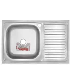 Мийка кухонна Zerix Z8050L-08-180MD (micro decor) (ZS0596)