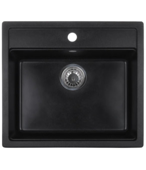 Мийка кухонна Zerix ZS-5751S-03 Чорна (ZX4596)