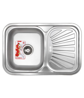 Мийка кухонна Zerix Z7549-08-180D (decor) (ZX1607)