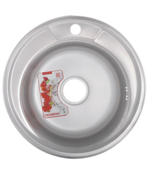 Мийка кухонна Zerix Z490-08-180MD (micro decor) (ZS0558)