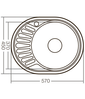 Мийка кухонна Zerix Z5745-08-180D (decor) (ZX1593)