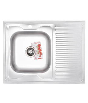 Мийка кухонна Zerix Z8060L-08-180MD (micro decor) (ZS0605)