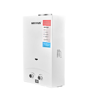 Газова колонка Mixxus GWH-0112 BASIC WHITE димохідна 12 л/хв (WH0029)
