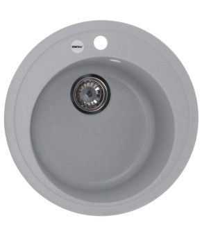 Гранитная кухонная мойка Zerix ZS-510R-09 Серая (ZX4535)