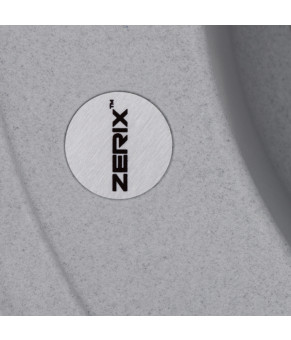 Гранитная кухонная мойка Zerix ZS-510R-09 Серая (ZX4535)