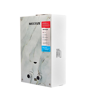Газова колонка MIXXUS GWH-0510 BASIC GLASS димохідна 10 л/хв (панель зі скла з малюнком) (WH0026)
