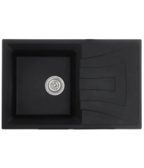 Мийка кухонна Haiba HB8104-G226 Black 780x500x200 (HB0987)